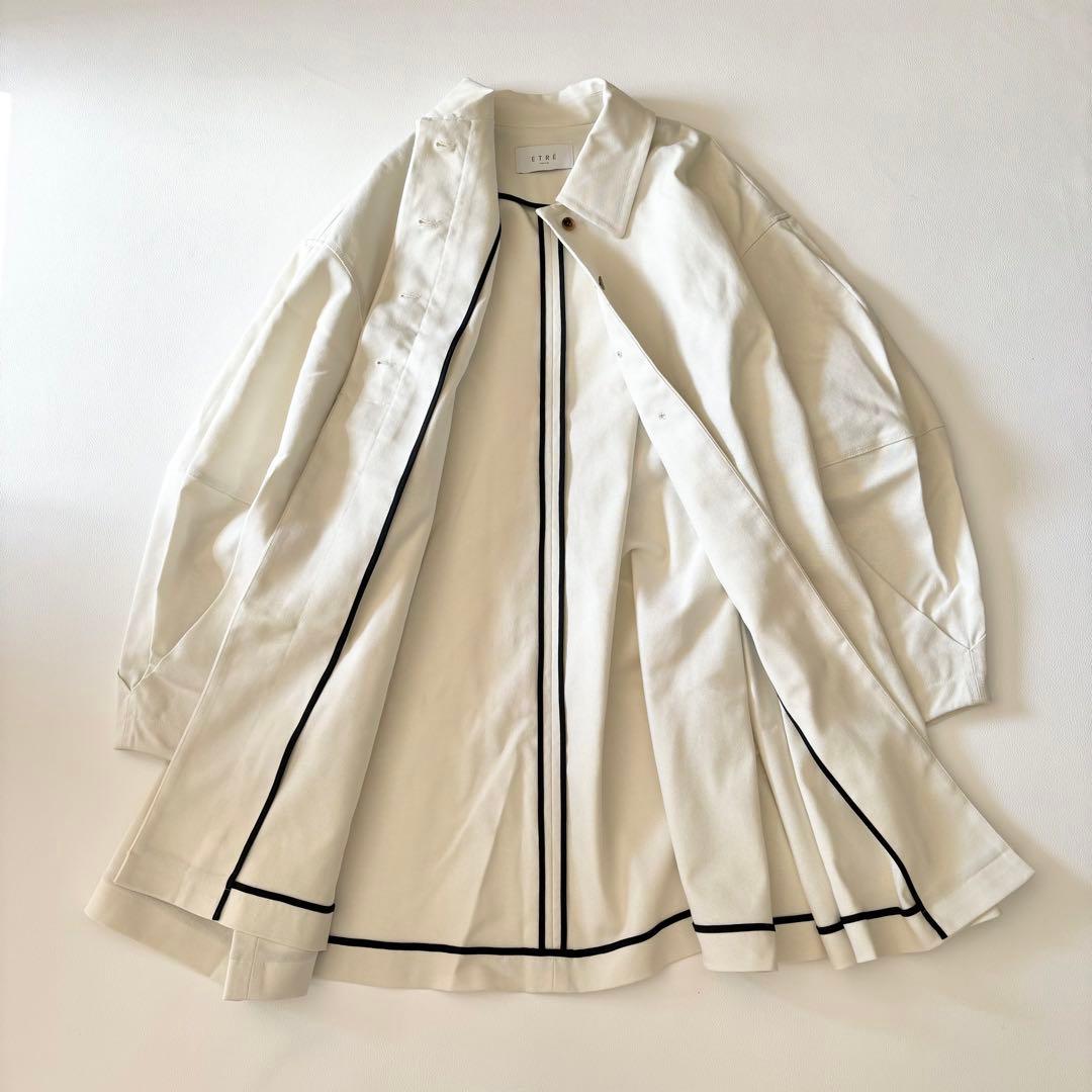 タグ付き未使用　etre tokyo ボリュームスリーブオックスショートコート