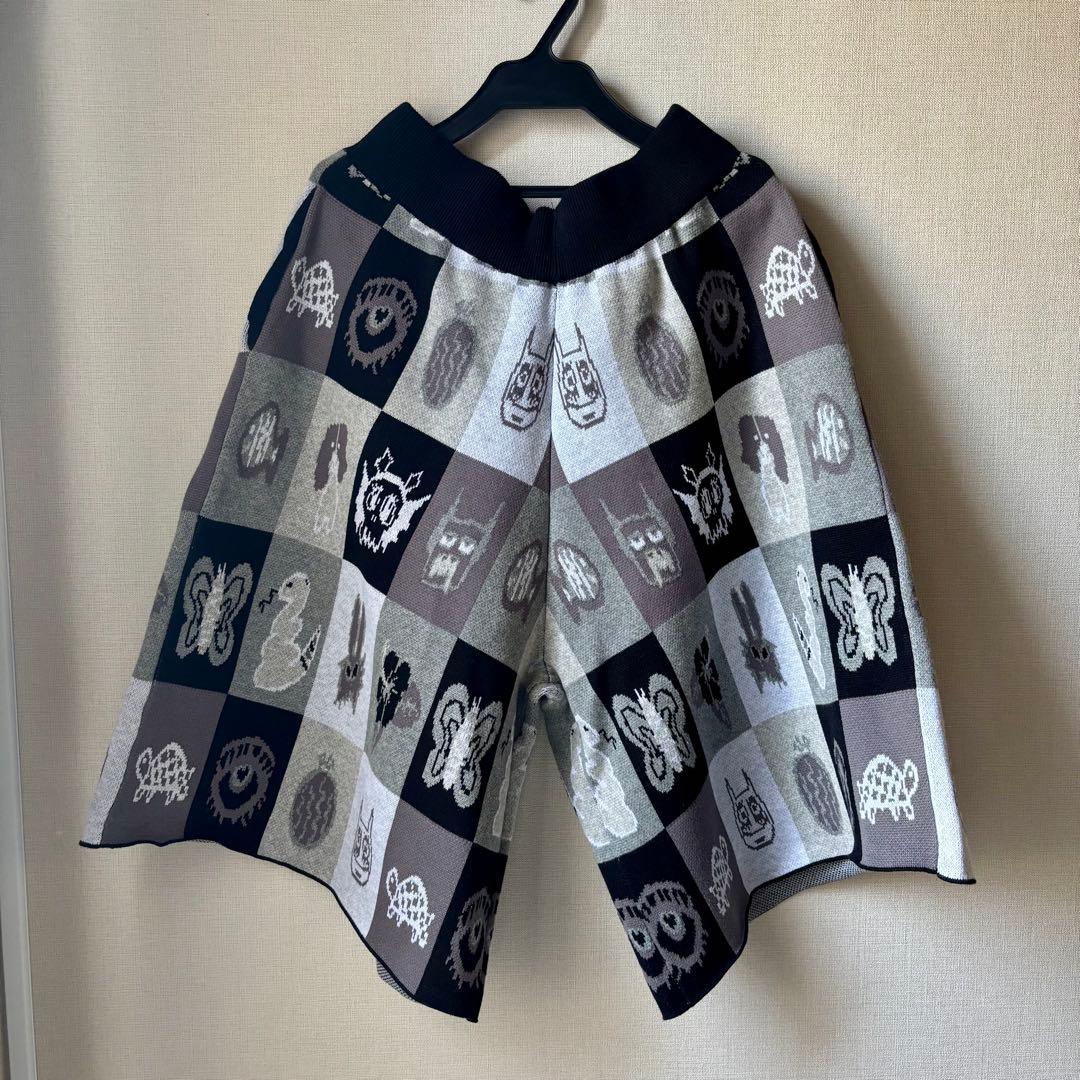 新品未使用 ニットハーフパンツ黒 アールイードット RE. 仲里依紗 完売品