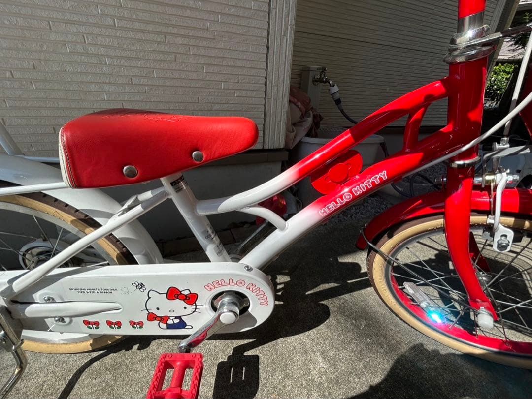 16インチ ハローキティ 自転車 あさひサイクルコラボ 補助輪付き