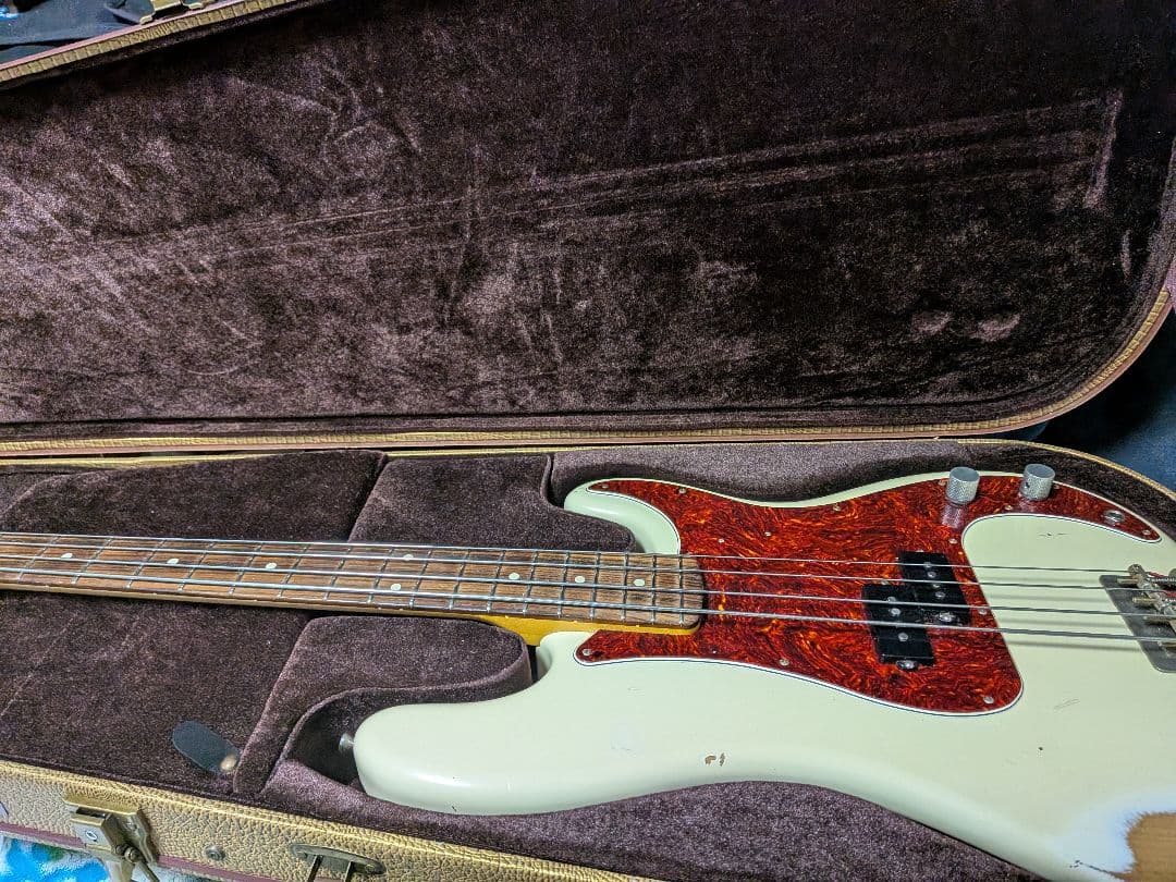 ベース nashguitars 63PB vintagewhite