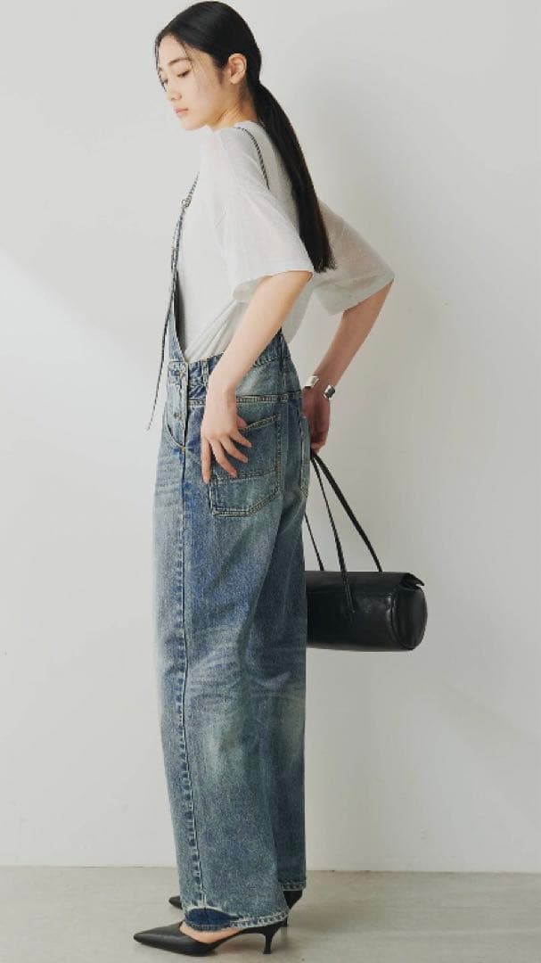 新品未使用タグ付 Whim Gazette デニムオールインワン 38