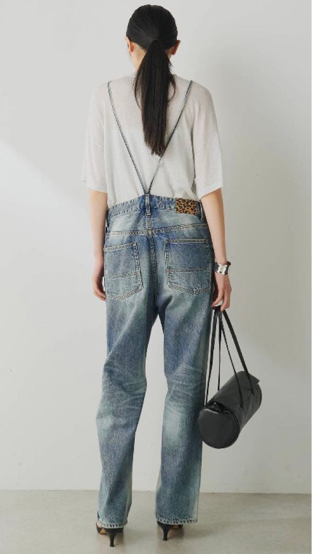 新品未使用タグ付 Whim Gazette デニムオールインワン 38