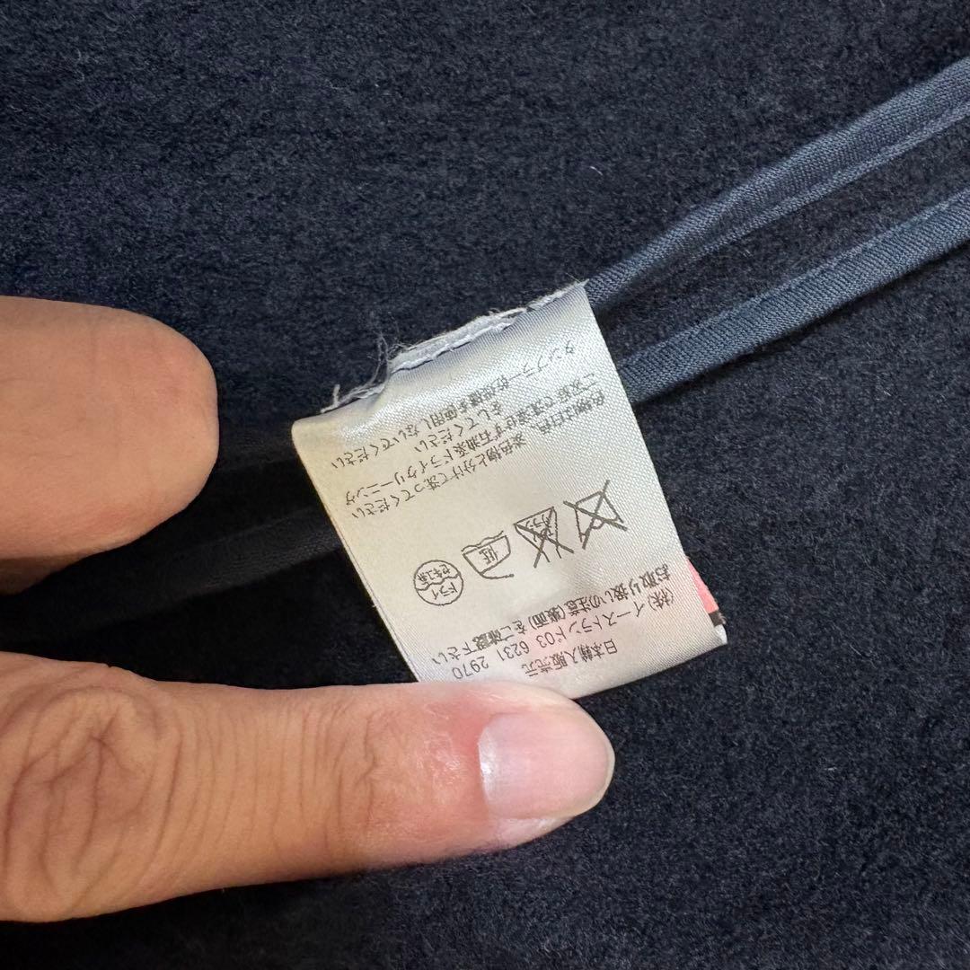 MAISON KITSUNÉ ネイビーウールコート　レディース　ショート