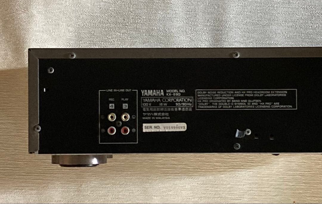 YAMAHA KX-690 カセットデッキ 現状品