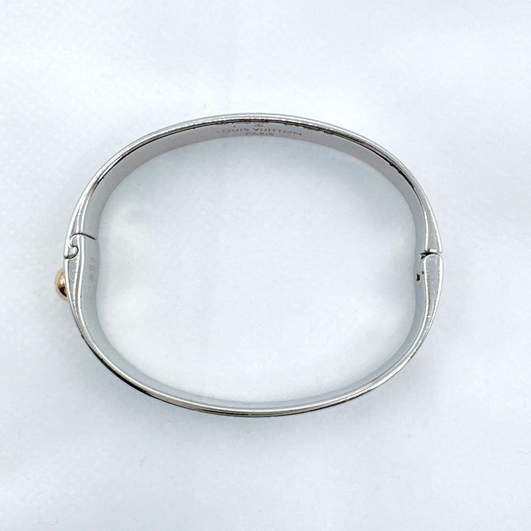 ルイヴィトン カフナノグラム ブレスレット シルバー M00250 LE0260