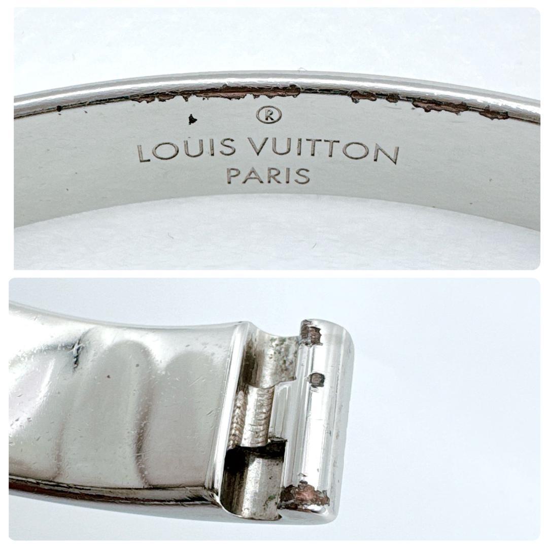 ルイヴィトン カフナノグラム ブレスレット シルバー M00250 LE0260