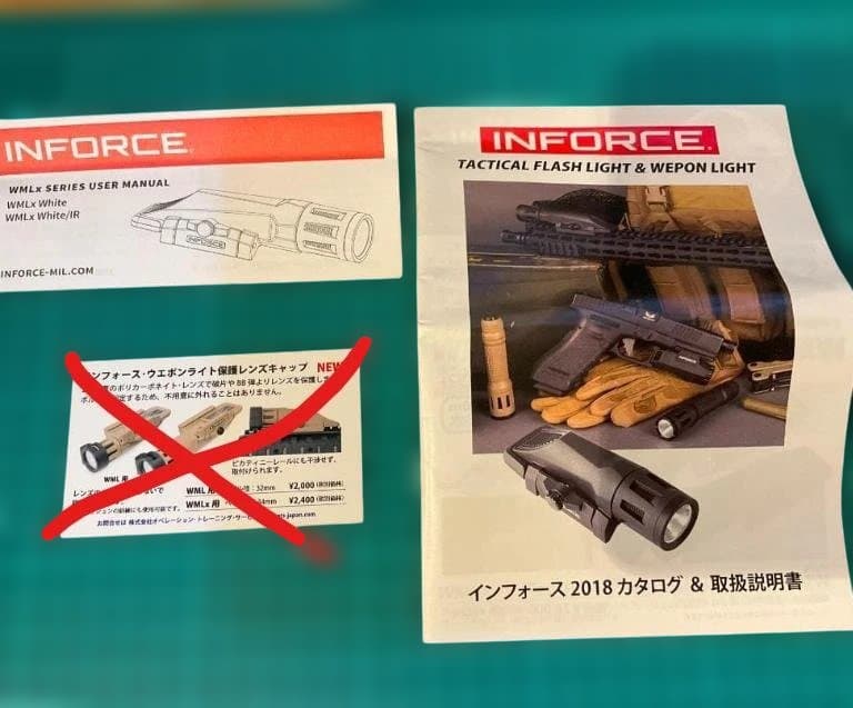 INFORCE WMLx GEN2 WHITE/IR　FDE