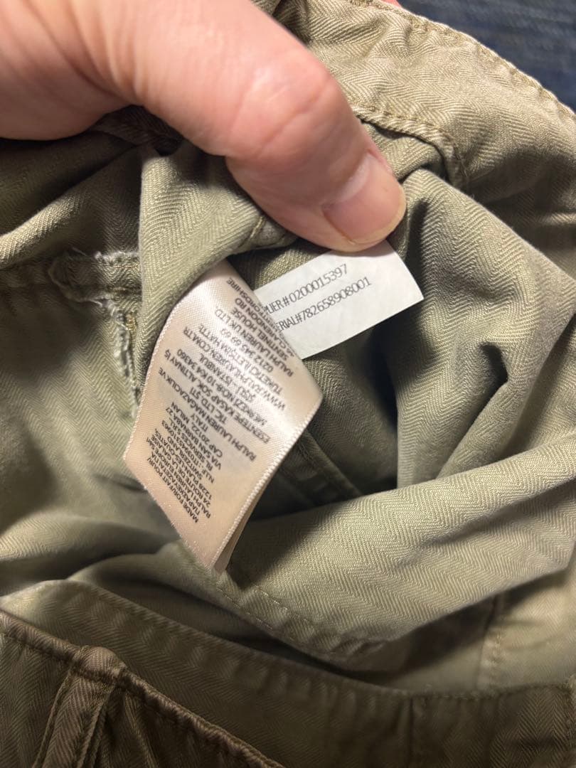 【極美品】RRL 13star ヘリンボーン ユーティリティ パンツ 38×32