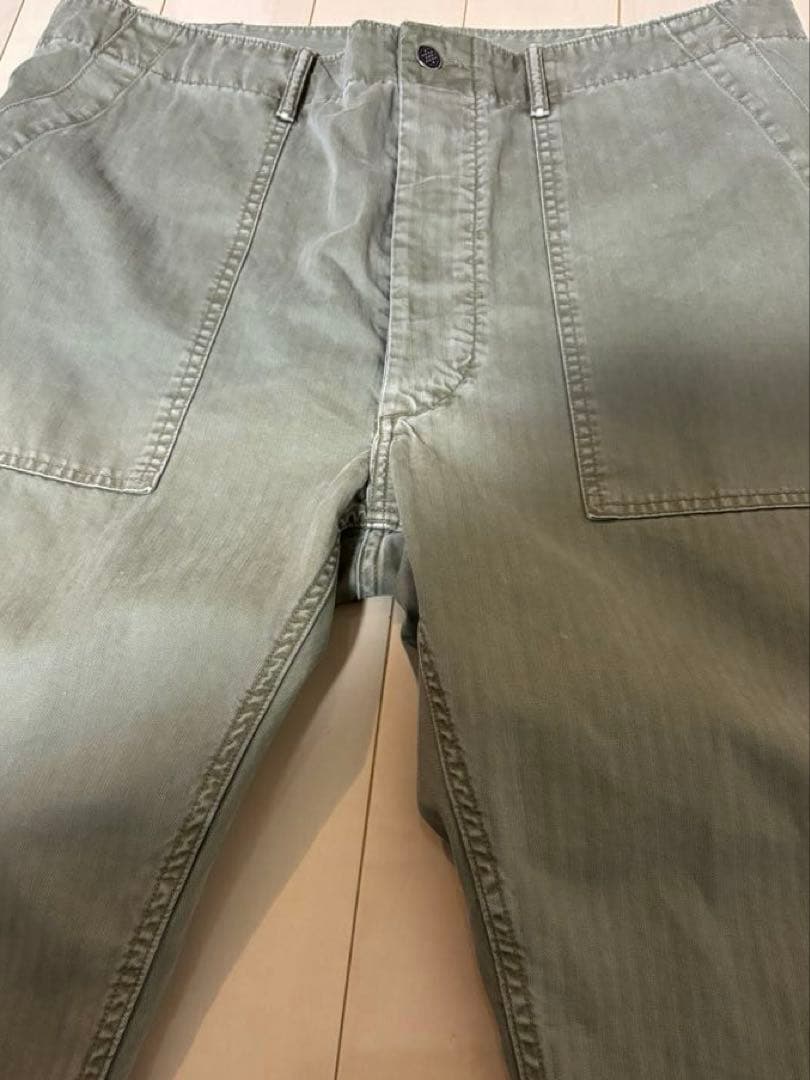 【極美品】RRL 13star ヘリンボーン ユーティリティ パンツ 38×32