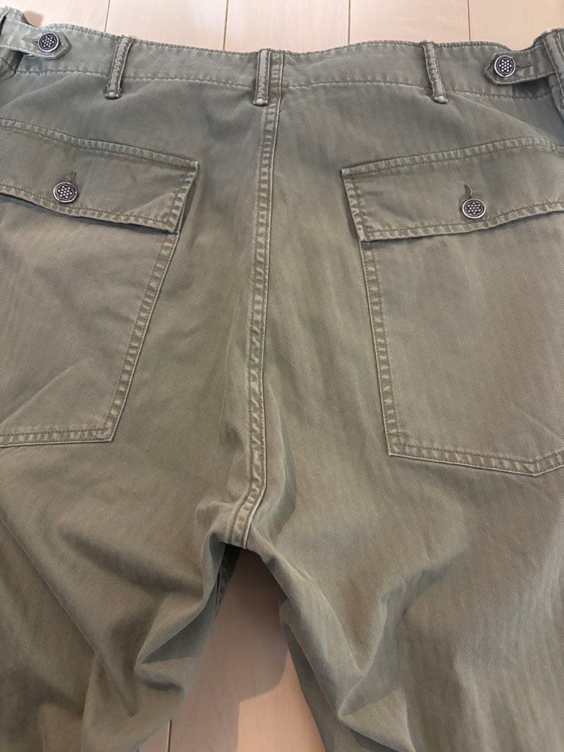 【極美品】RRL 13star ヘリンボーン ユーティリティ パンツ 38×32