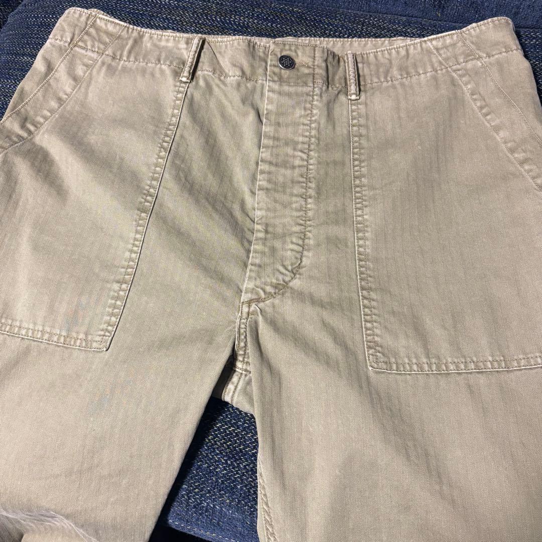 【極美品】RRL 13star ヘリンボーン ユーティリティ パンツ 38×32