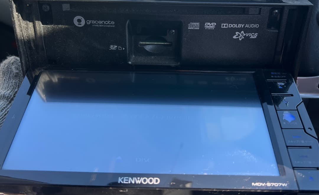 ケンウッドMDV-S707W ナビ フルセグ。地図データ2019年版動作確認済み