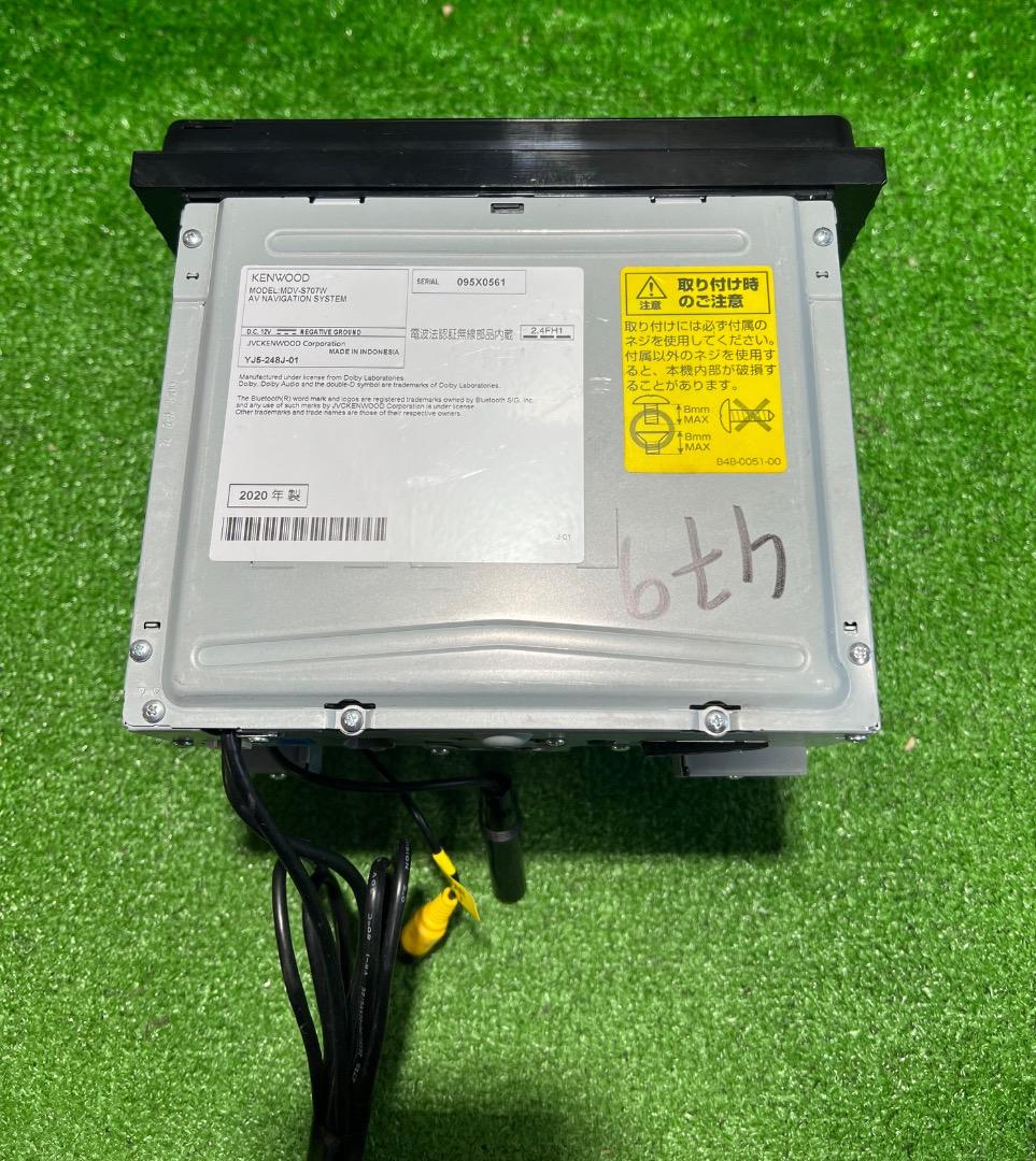 ケンウッドMDV-S707W ナビ フルセグ。地図データ2019年版動作確認済み