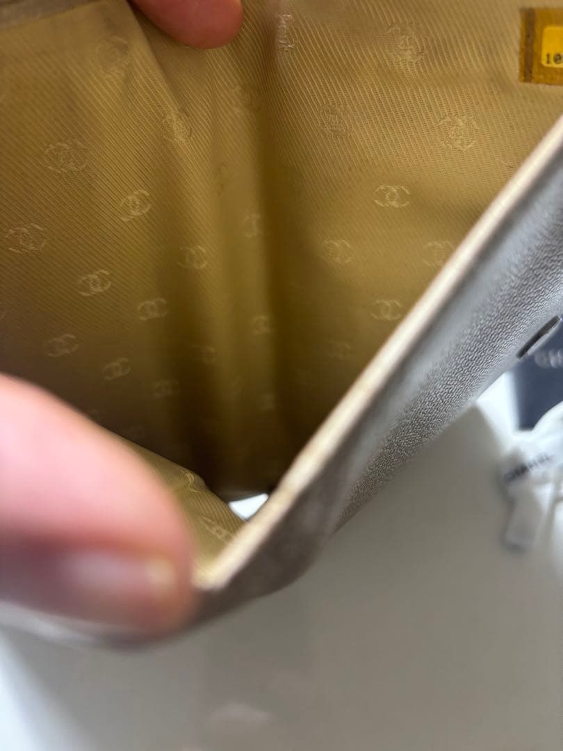 CHANEL 長財布 ベージュ