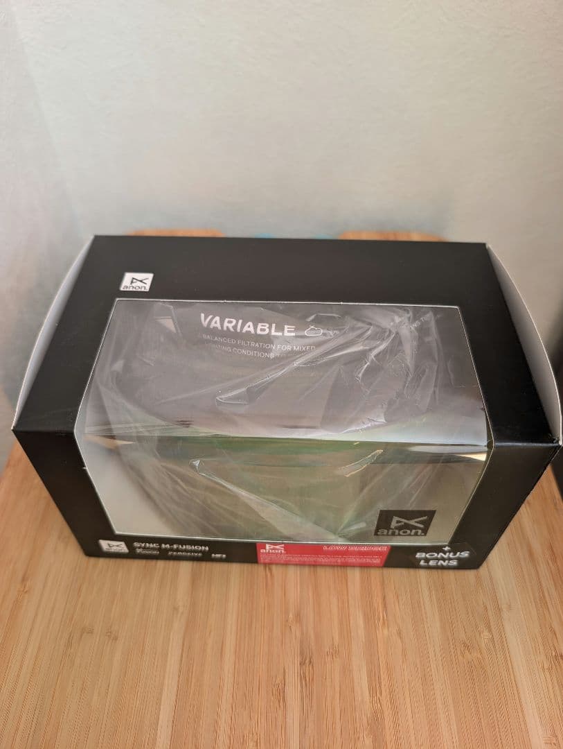 ⑥anon.Sync Low Bridge Fit Goggles+B.Lens