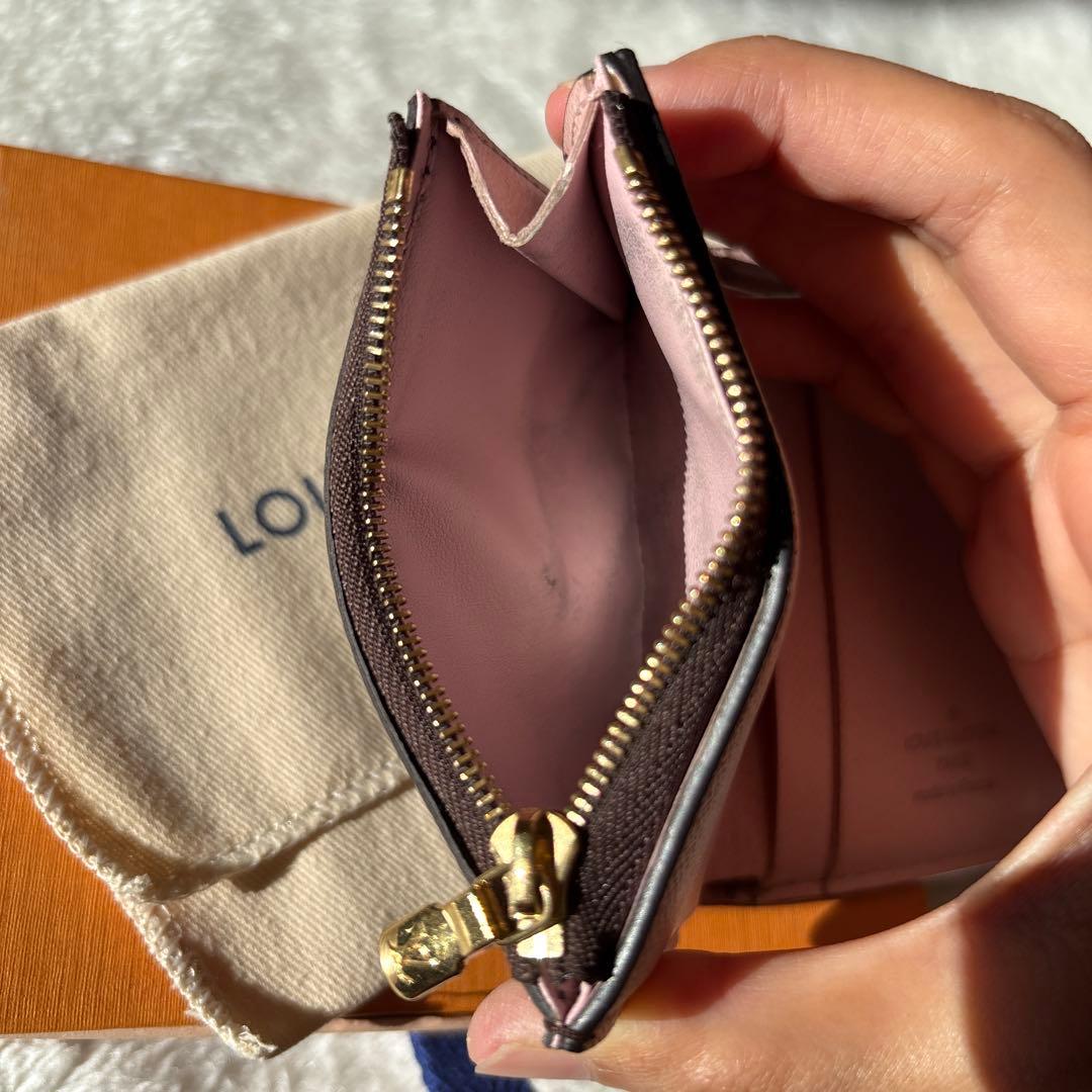 LOUIS VUITTON ポルトフォイユゾエ ピンク