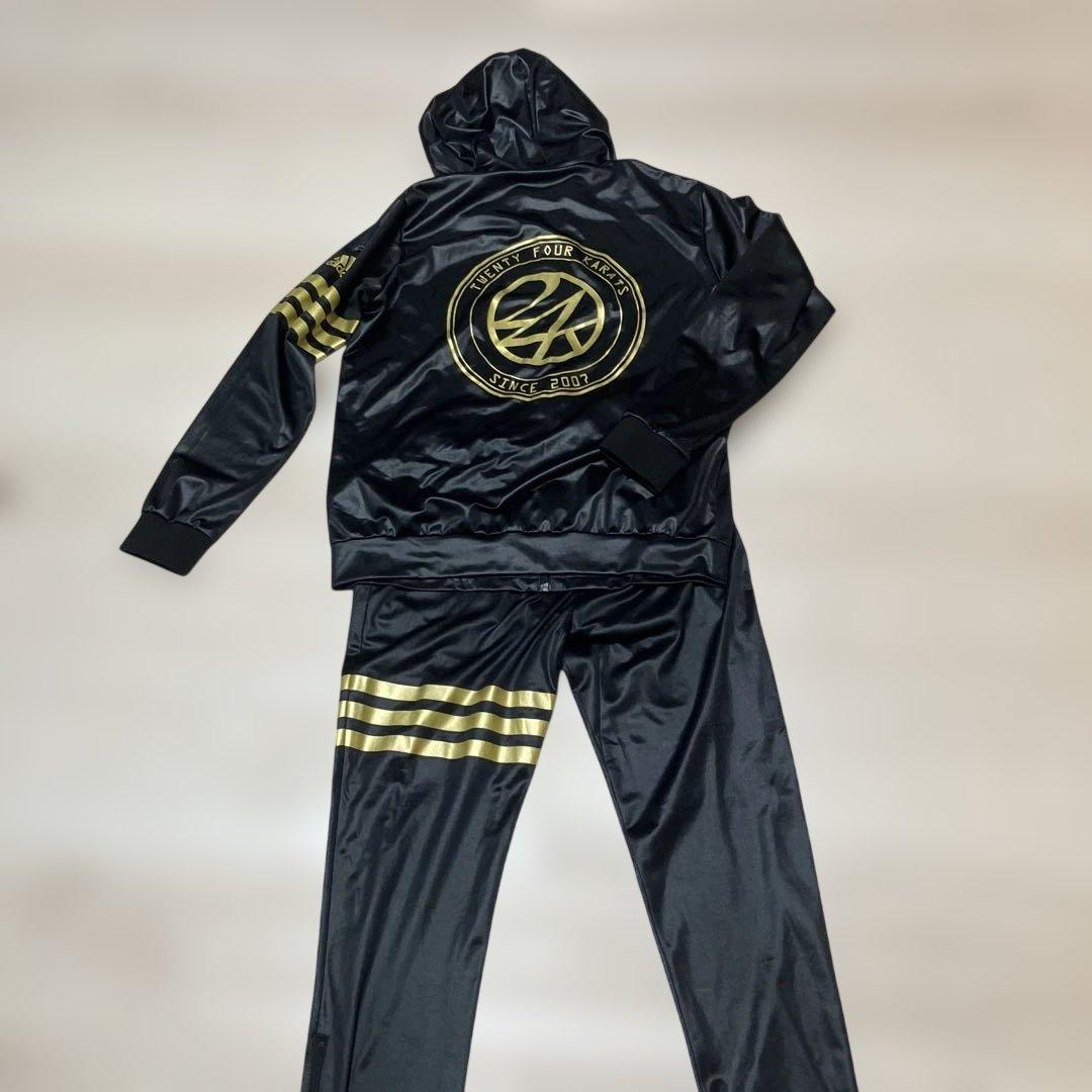 アディダス 24karats コラボ　セットアップ L ブラック