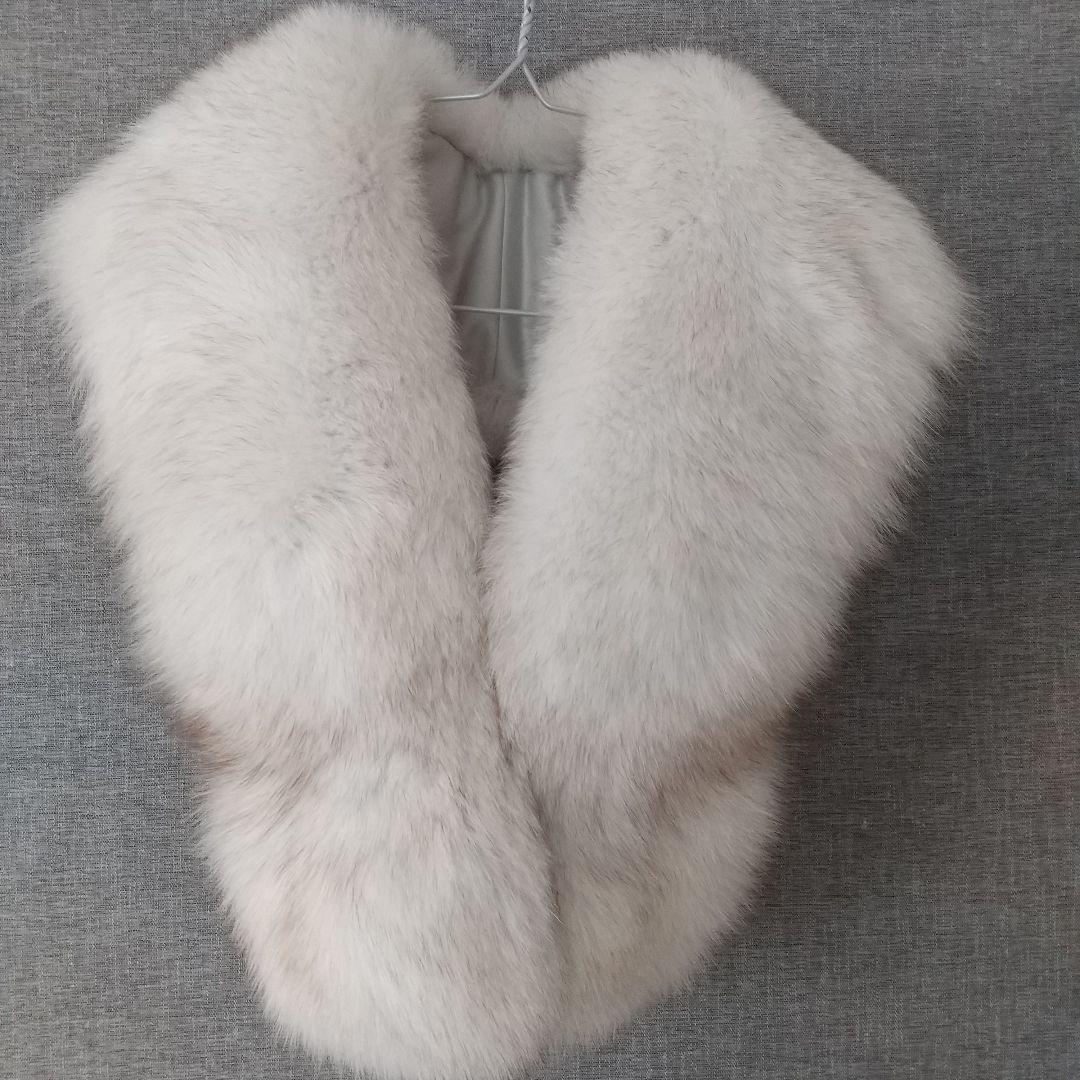 【極美品】 サガフォックス リアルファーマフラー 最高級 ブルーフォックス