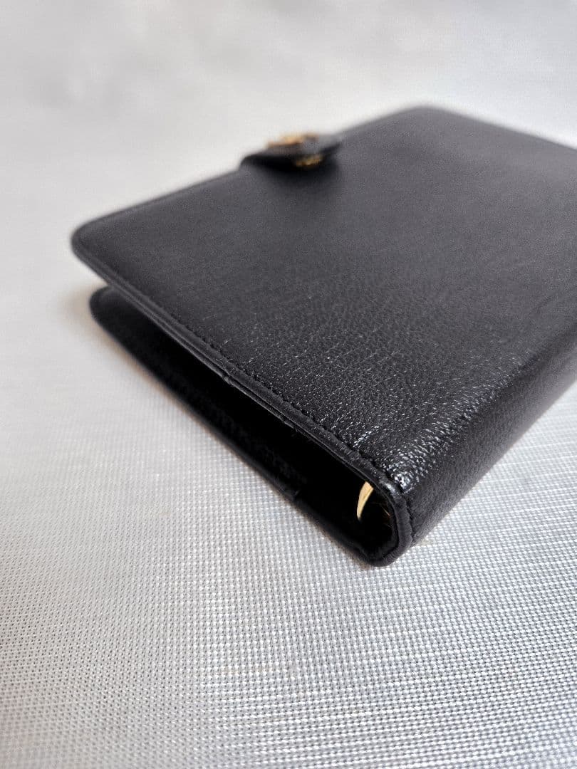 美品 シャネル CHANEL 手帳カバー ココマーク キャビアスキン