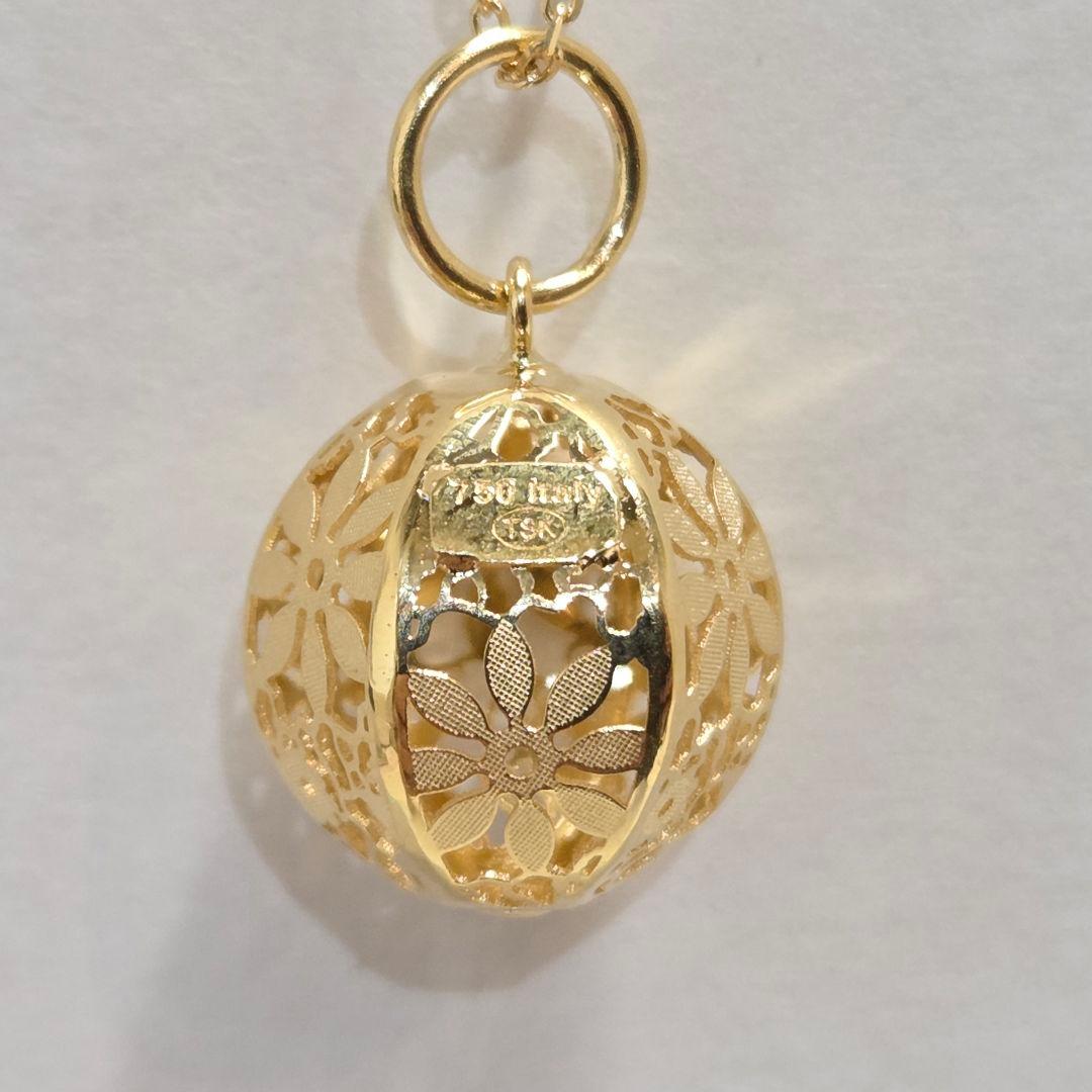 新品　イタリア製　K18デザインペンダント