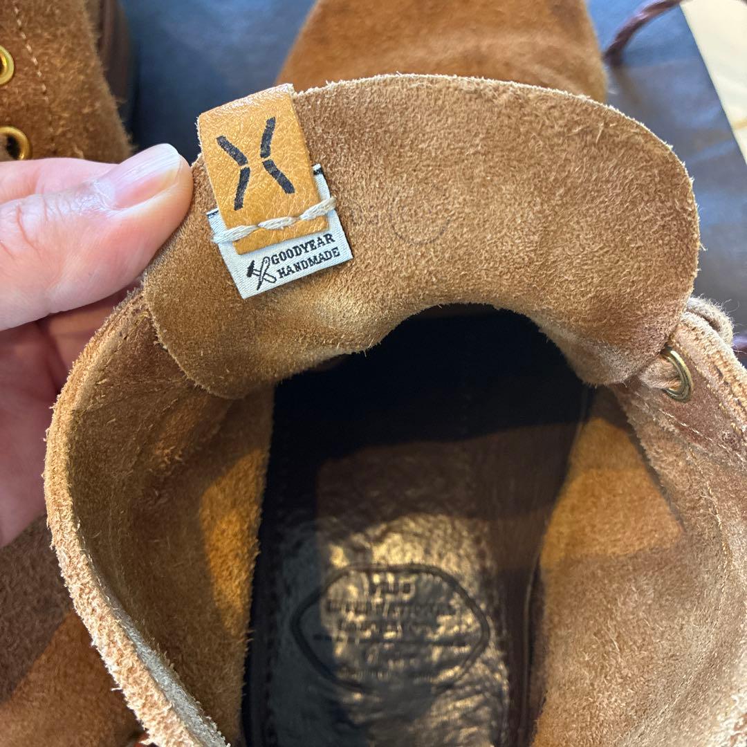 visvim ビズビム ブリガディアブーツ CAMEL US8.5 26.5㎝
