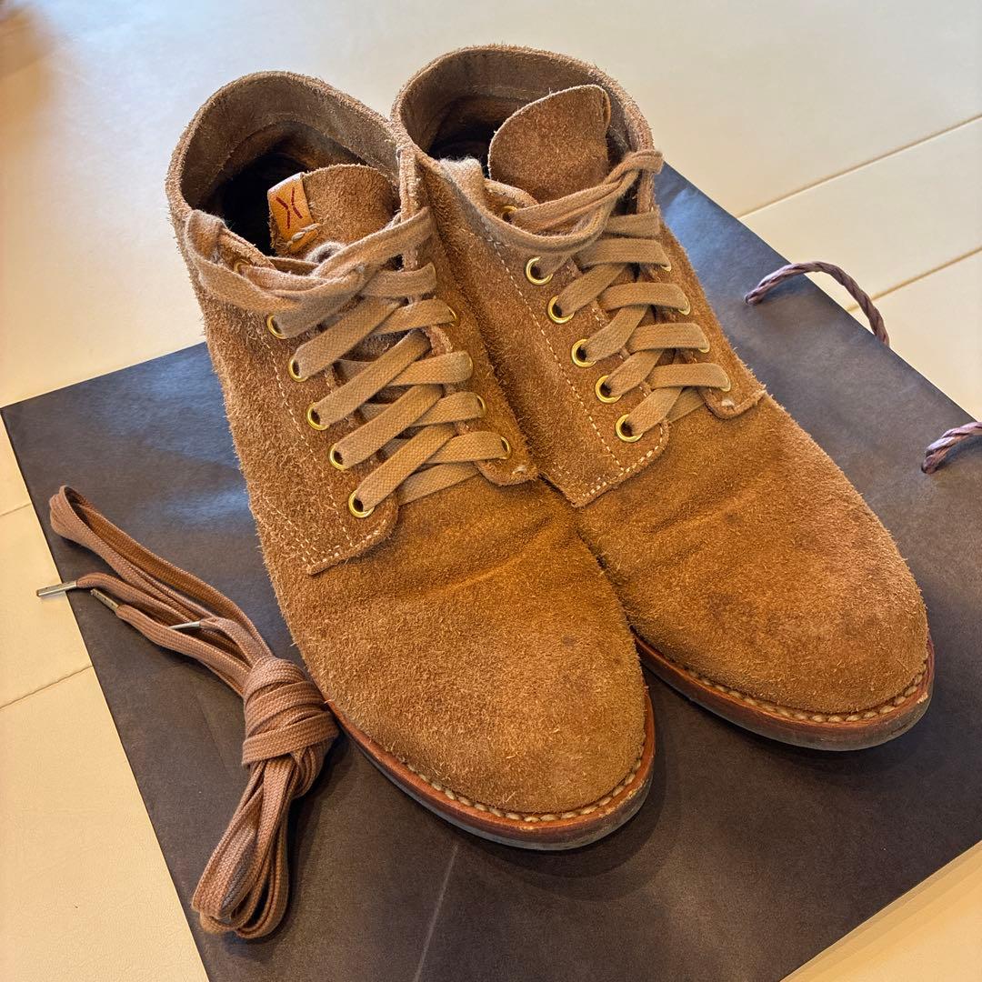 visvim ビズビム ブリガディアブーツ CAMEL US8.5 26.5㎝