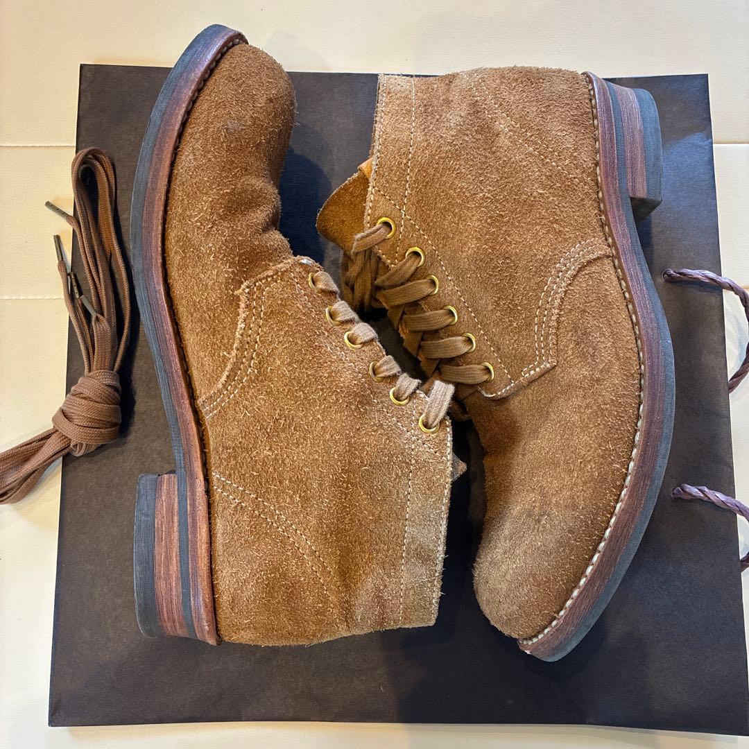 visvim ビズビム ブリガディアブーツ CAMEL US8.5 26.5㎝