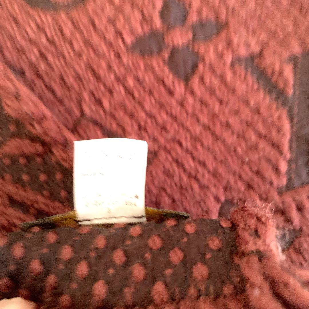 LOUIS VUITTON マフラー エシャルプ ロゴマニア ブラウン