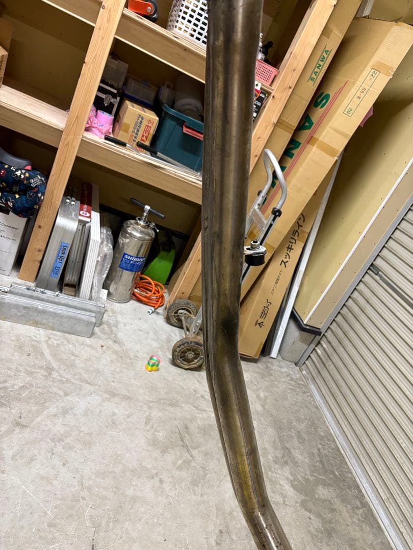 ケンメリ　ヨンメリ　ステンレス製デュアルテールマフラー