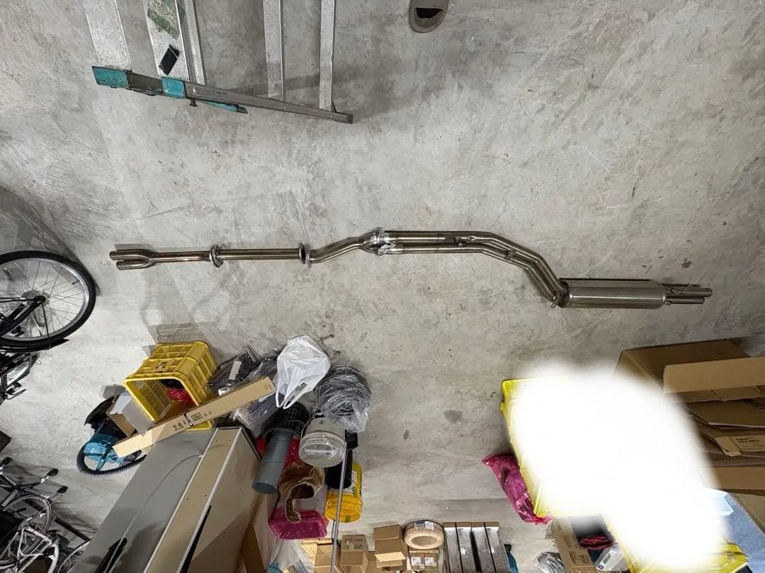 ケンメリ　ヨンメリ　ステンレス製デュアルテールマフラー