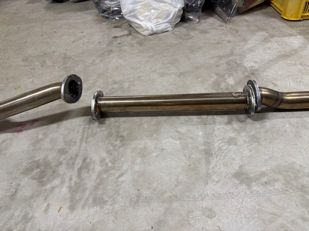 ケンメリ　ヨンメリ　ステンレス製デュアルテールマフラー