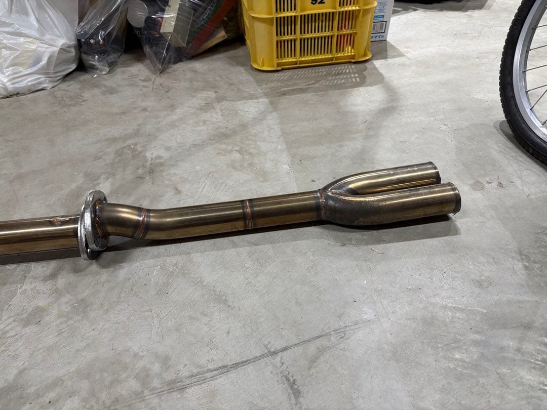 ケンメリ　ヨンメリ　ステンレス製デュアルテールマフラー