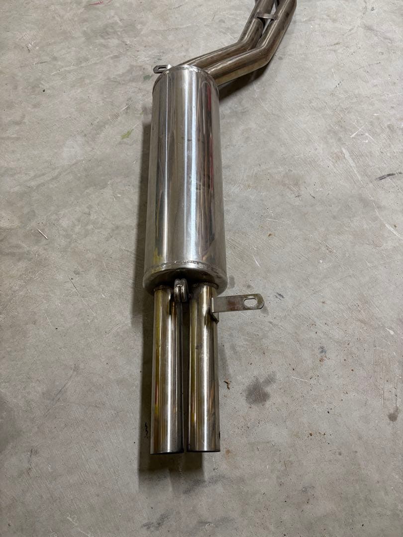 ケンメリ　ヨンメリ　ステンレス製デュアルテールマフラー
