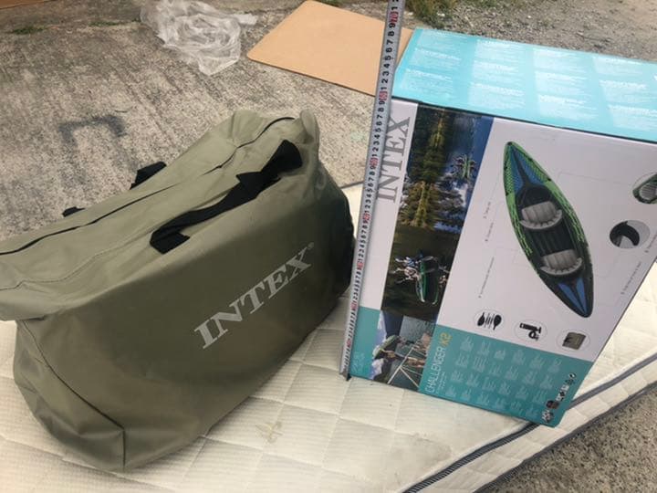 最新改良版 1人乗りインテックス  INTEXシングル ゴムボート INTEX