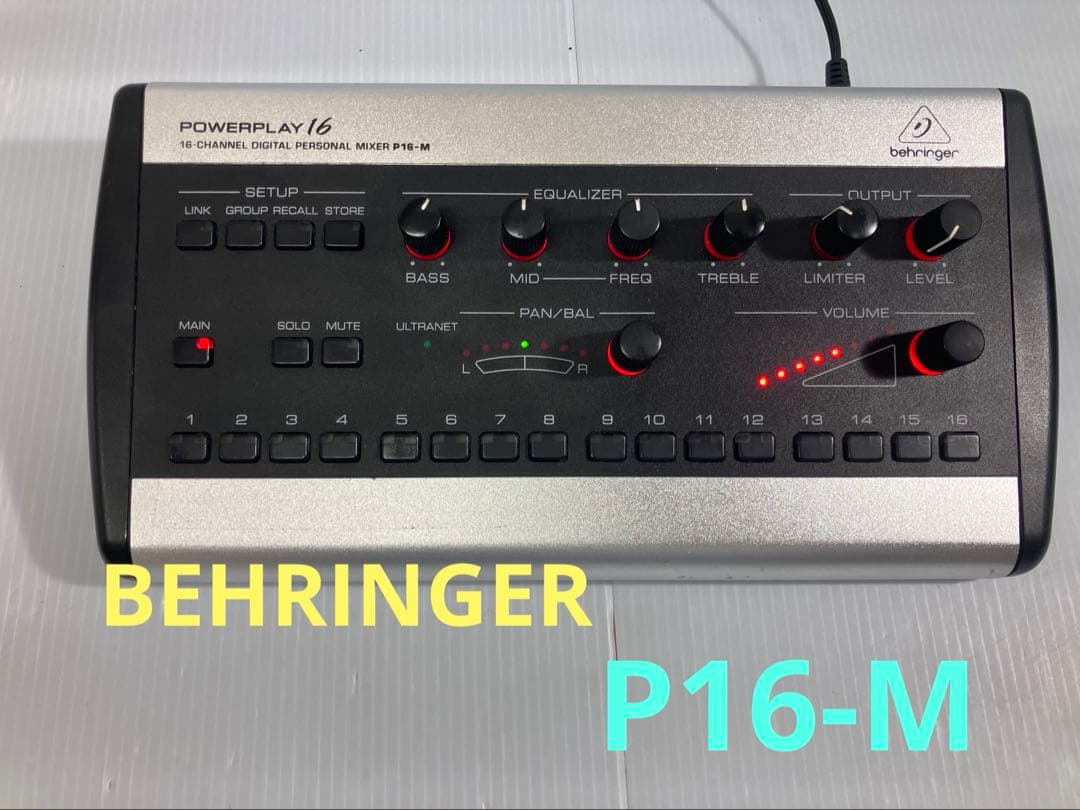BEHRINGER POWERPLAY P16-M パーソナルミキサー