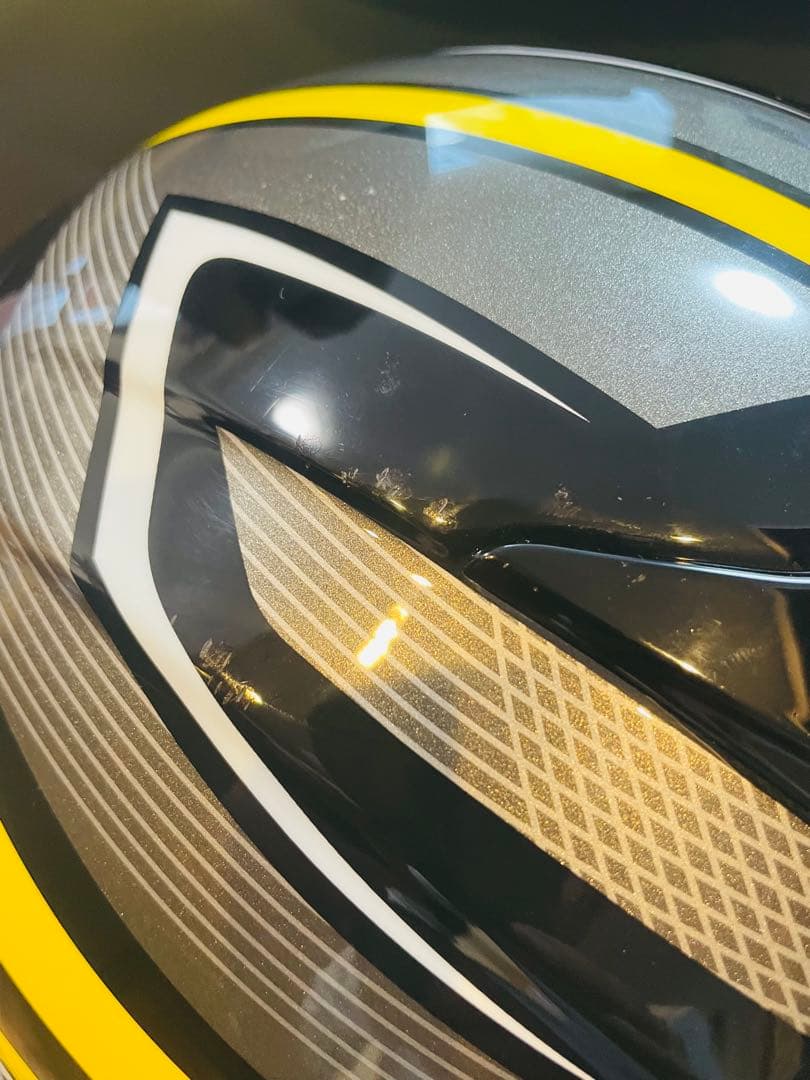 KABUTO エアロブレード5 ブラック イエロー フルフェイス Mサイズ