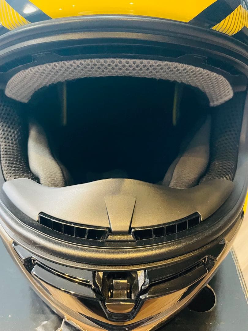 KABUTO エアロブレード5 ブラック イエロー フルフェイス Mサイズ