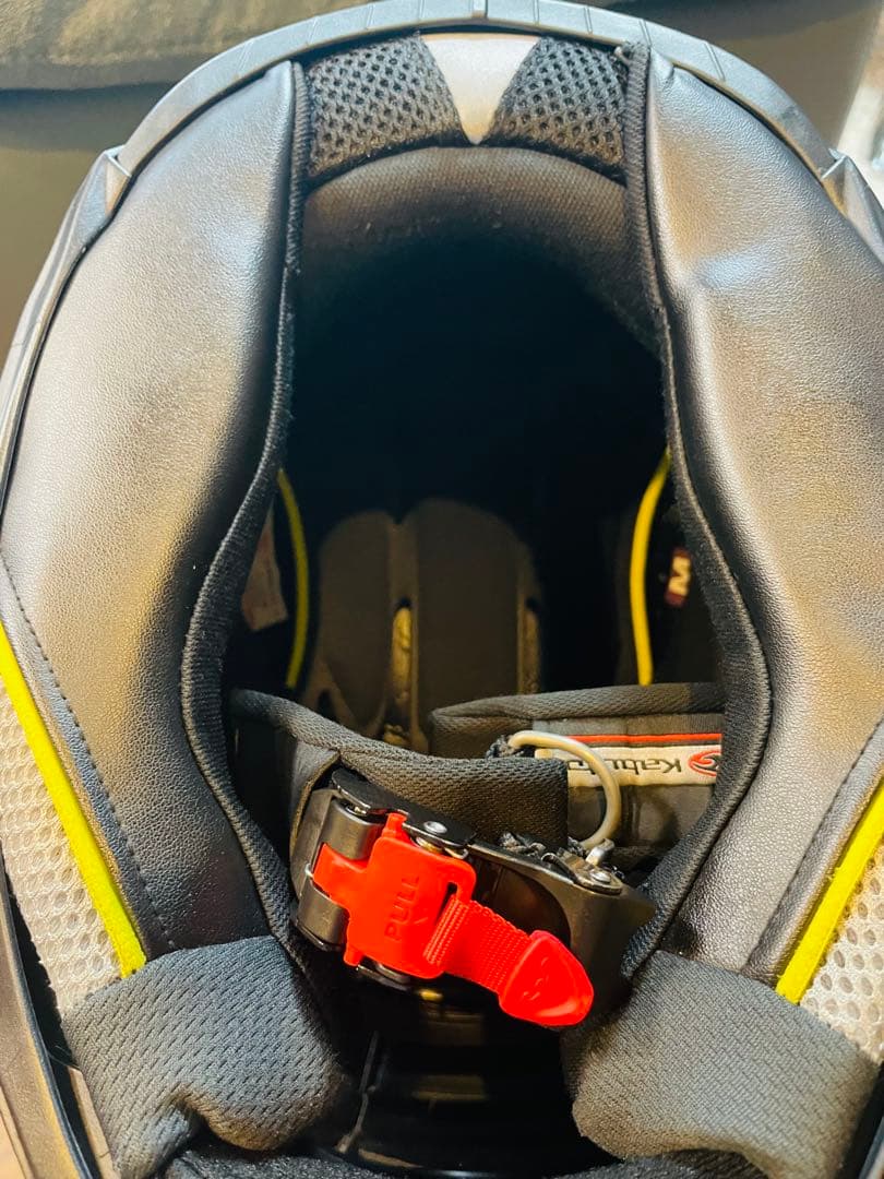 KABUTO エアロブレード5 ブラック イエロー フルフェイス Mサイズ