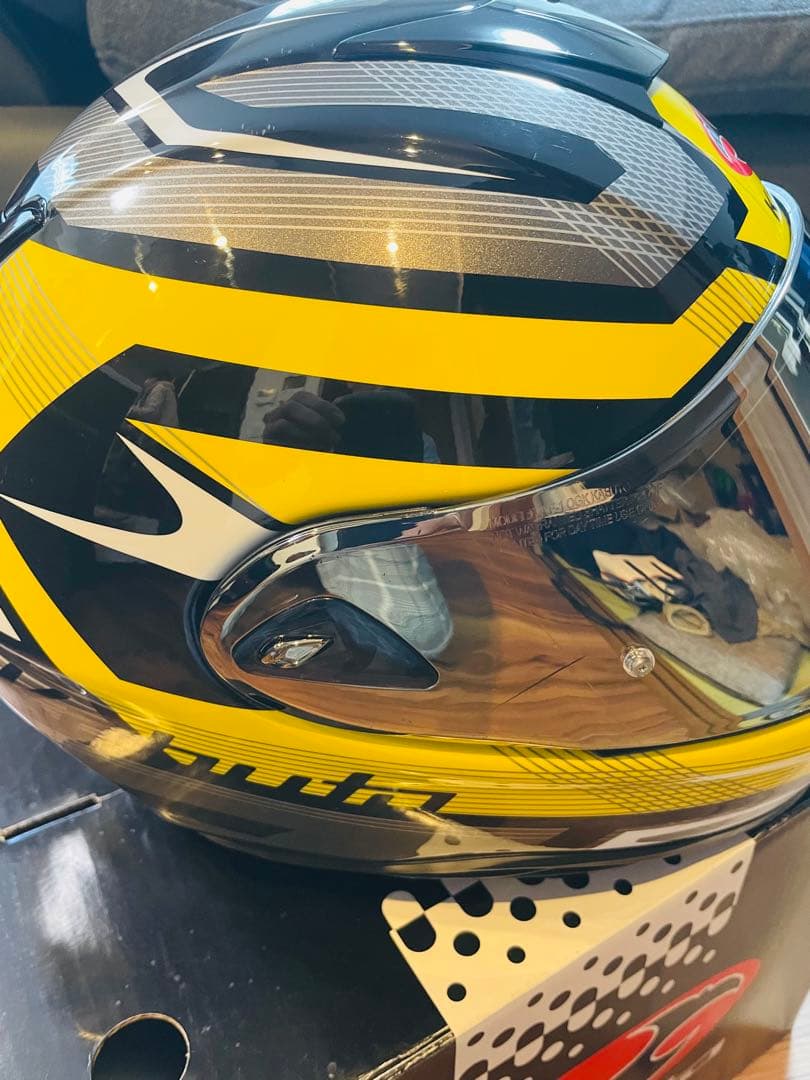 KABUTO エアロブレード5 ブラック イエロー フルフェイス Mサイズ