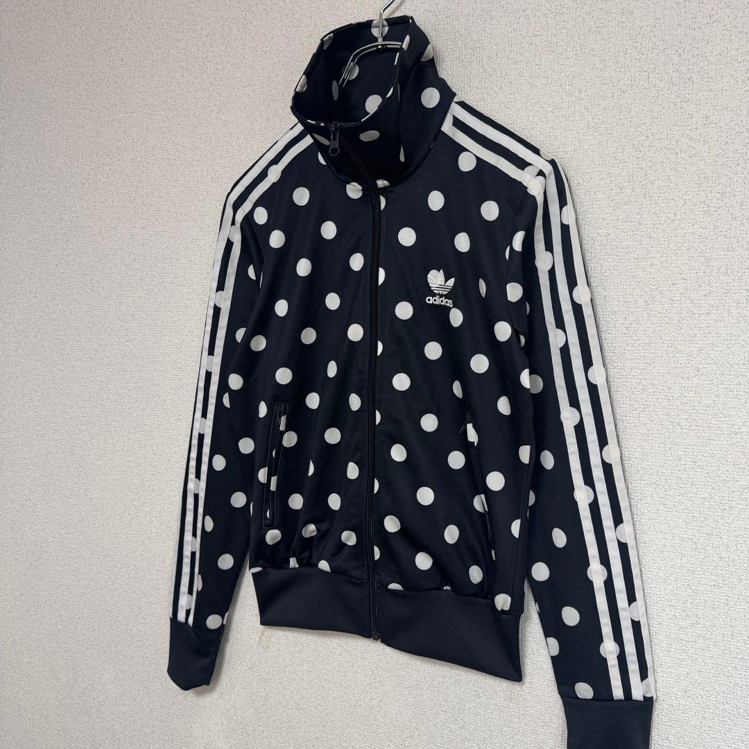 アディダス トラックジャケット ジャージ 総柄 ドッド柄 ファイヤーバード M