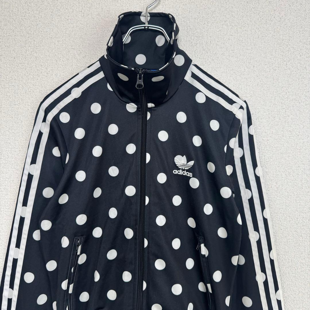 アディダス トラックジャケット ジャージ 総柄 ドッド柄 ファイヤーバード M