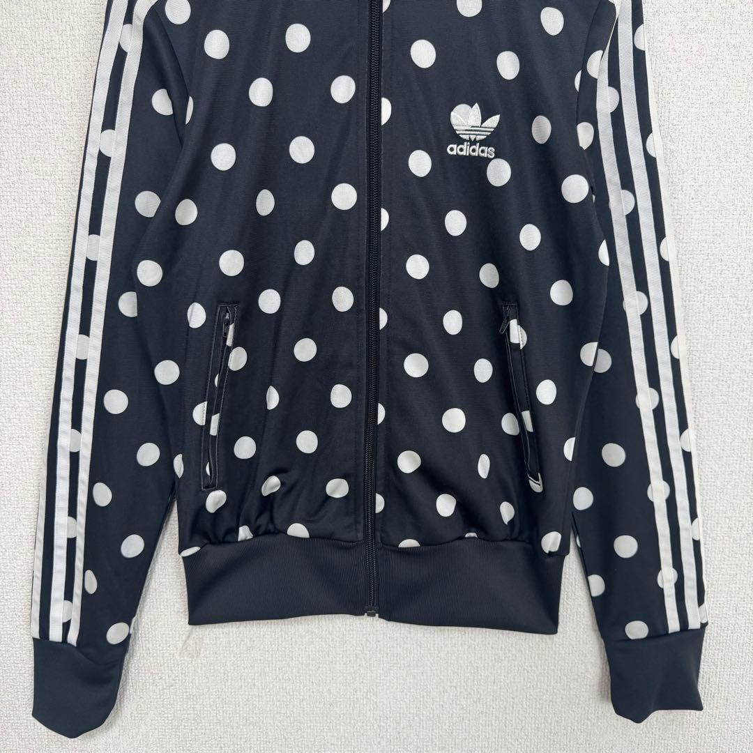 アディダス トラックジャケット ジャージ 総柄 ドッド柄 ファイヤーバード M