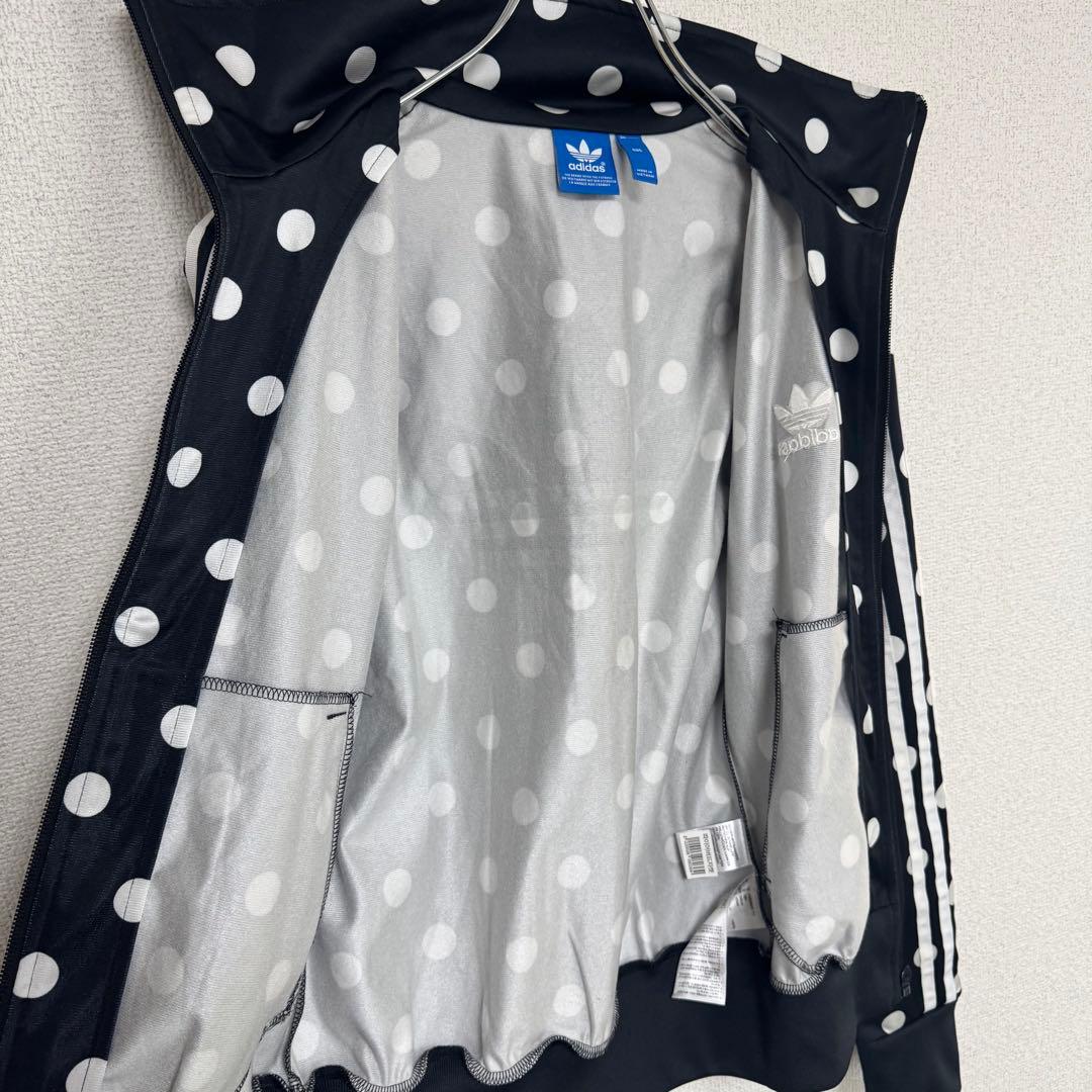 アディダス トラックジャケット ジャージ 総柄 ドッド柄 ファイヤーバード M