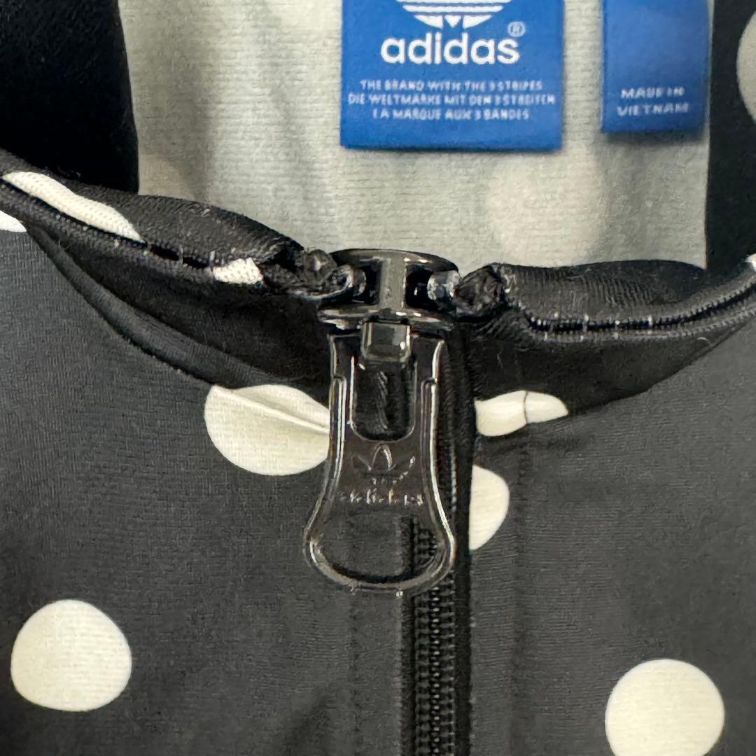 アディダス トラックジャケット ジャージ 総柄 ドッド柄 ファイヤーバード M