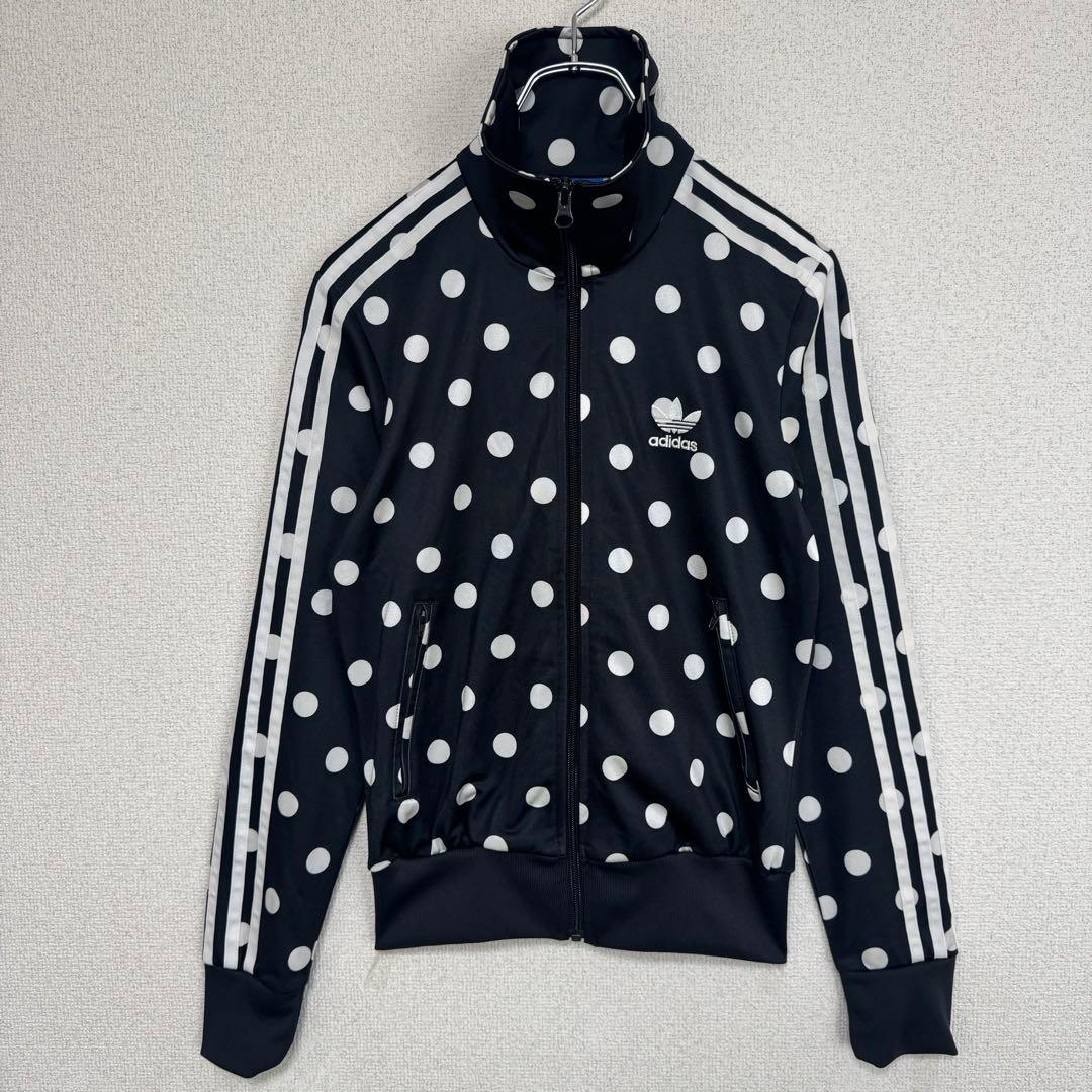 アディダス トラックジャケット ジャージ 総柄 ドッド柄 ファイヤーバード M