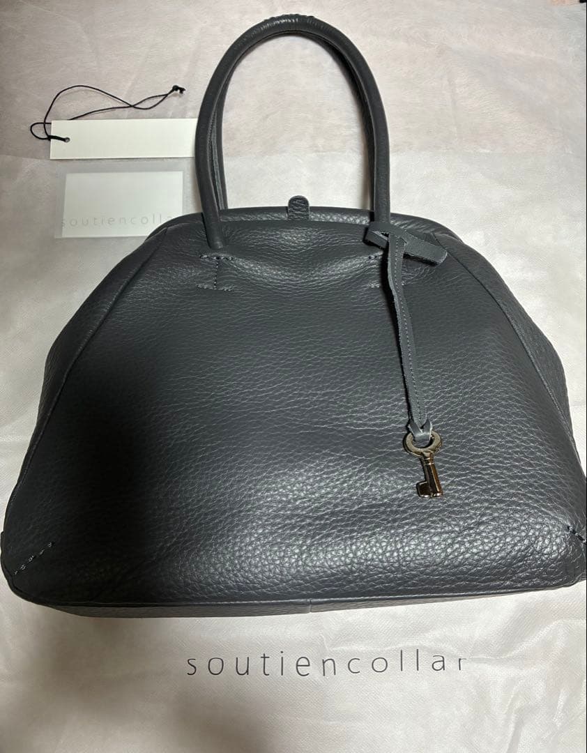 マドリガル　しっくりバッグ　グレー　美品　ステンカラー　ショルダーバッグ