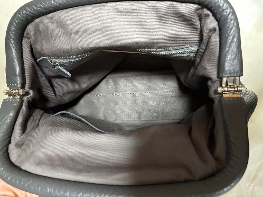 マドリガル　しっくりバッグ　グレー　美品　ステンカラー　ショルダーバッグ