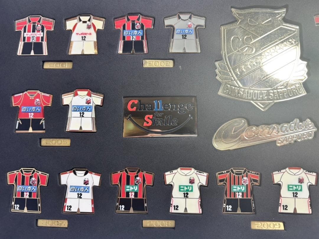 【希少】北海道コンサドーレ札幌 1996-2011 歴代ユニフォーム 15周年