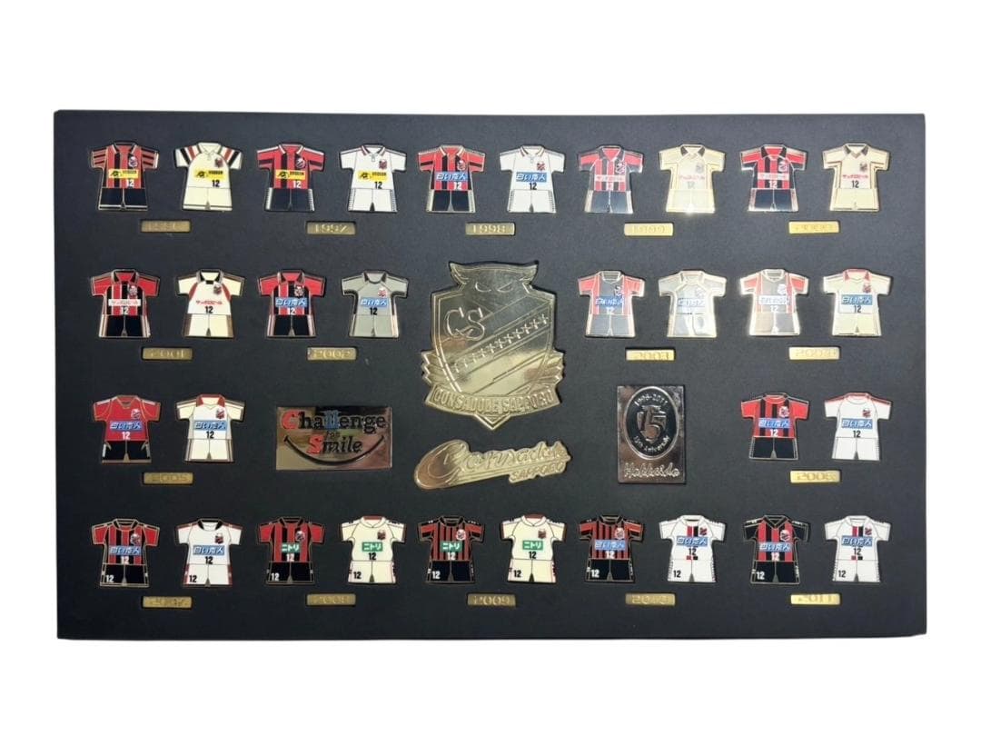 【希少】北海道コンサドーレ札幌 1996-2011 歴代ユニフォーム 15周年