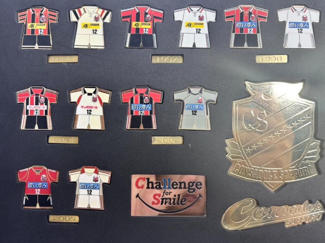 【希少】北海道コンサドーレ札幌 1996-2011 歴代ユニフォーム 15周年